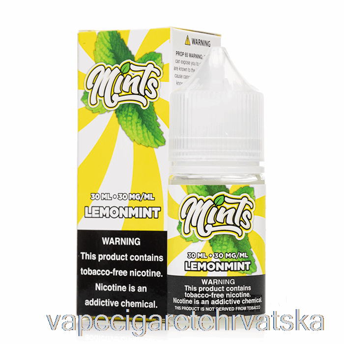 Vape Cigarete Lemonmint Soli - Mints Vape Co - 30ml 50mg